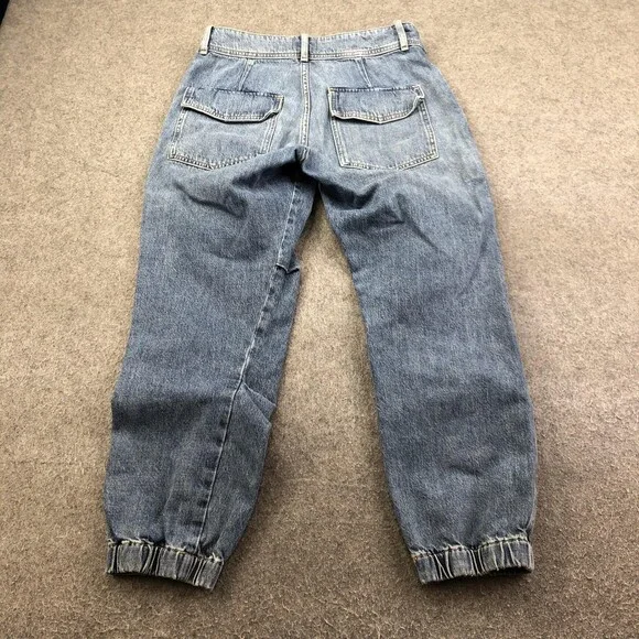 Citizens Of Humanity Jeans Womens 25 Blue Medium Wash Relaxed Cuffed Tapered - Picture 6 of 11